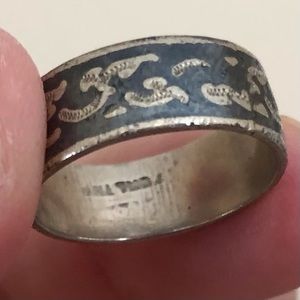 Vintage Siam Sterling Silver Ring